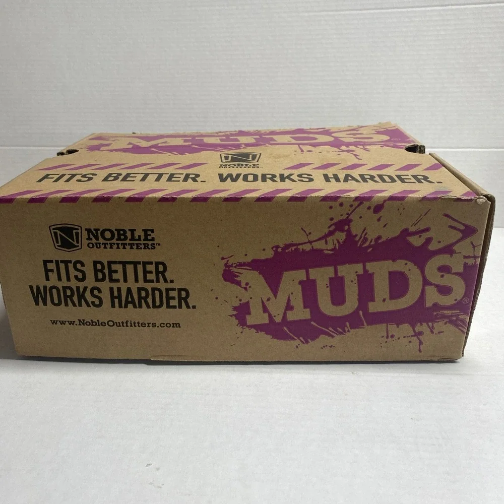New Noble Outfitters Muds Booties Women's Size 7.5 Rubber Black/Purple #66003